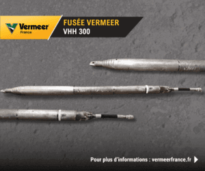 Fusée VHH300 d’occasion Vermeer France – outil de forage souterrain à 3 000 €