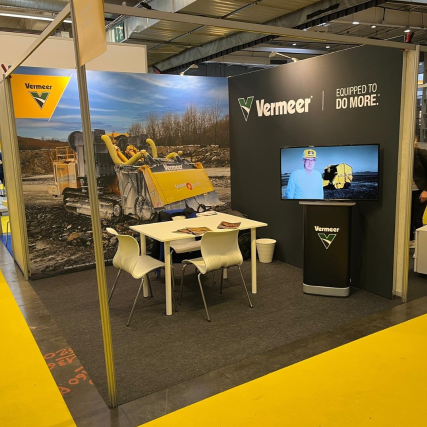 Stand Vermeer France au Salon SIM 2024 à Dijon.